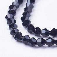 Jet 8mm Bicones - string - #492264