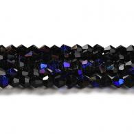 Jet 8mm Bicones - string - #492264