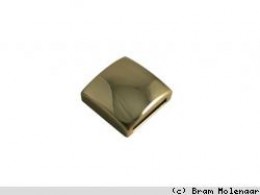 Jolie Stil 18mm Gold Farbe 4knt glatten Bol - #6150