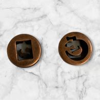 Jolie Stil Bronze Farbe Blume 4kant 18 mm - #487268