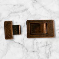 Jolie Stil Farbe Bronze Schuss oval 34 * 16mm - #487271