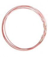 Kette aus beschichtetem Stahldraht inkl. Drehverschluss 45 cm - #96069