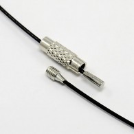 Kette aus beschichtetem Stahldraht inkl. Drehverschluss 45 cm - #81064