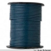 Lederband 2mm Midnight - #7236