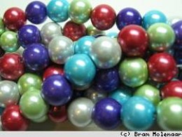 Magnet-Perlen 8mm Mix streng - #12048