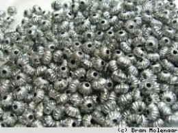 Metall-Look Scheibe Ball - 100 stuck - #15989