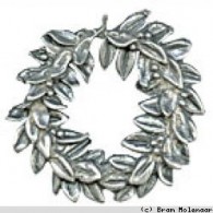 Metall Ornament antik silber - 1 stuk (71500829) - #10527