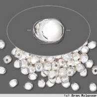 Metall-Perlen Quadrat 4mm - #14767
