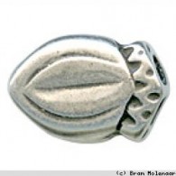 Metallperle Antiksilber (7082) - #11186