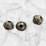 Metallperlen Silber Blume klein 15 ST 10303-9081 - #487401