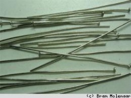 Nietstifte Altsilber 20mm, 100 Stück - #13727