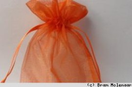 Organza orange Beutel 0,9x14cm - #15283
