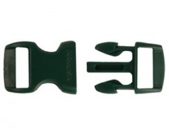 Paracord Buckle schwarz 29x15mm - 5 Stuck - #69640