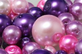 Perlenmix lila/rosa - 20gr - #20688