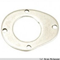 Planet Earth Silber Ring Oval 42mm - #6739