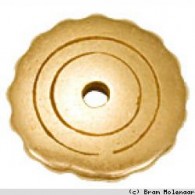 Planet Erde Disc 20mm Bronze - #6774