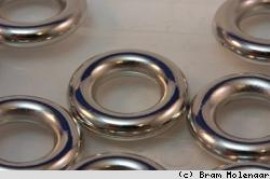 Ring silberfarbig 20 Stück - #14269