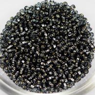 Rocailles silverlined gray 4mm - 100gr - #18759