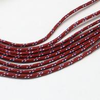 Rock Climbing Ropes, Polyester &amp; Po\lypropylene Paracords, BurlyWood, 2mm; about 5m - #67374