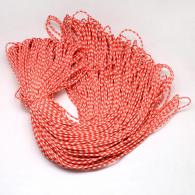 Rock Climbing Ropes, Polyester &amp; Polypropylene Paracords, BurlyWood, 2mm; about 5m - #77343