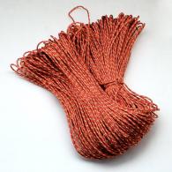 Rock Climbing Ropes, Polyester &amp; Po\lypropylene Paracords, BurlyWood, 2mm; about 5m - #81013