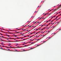 Rock Climbing Ropes, Polyester &amp; Polypropylene Paracords, BurlyWood, 2mm; about 5m - #77344