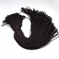 Rock Climbing Ropes, Polyester &amp; Polypropylene Paracords, BurlyWood, 2mm; about 5m - #80735