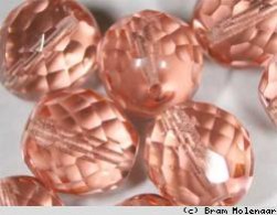 Rose 14mm FacettenPerlen - 25stuck - #5814