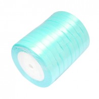 Satin Ribbon Aqua 10mm - 23mtr - #80397