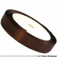 Satin Ribbon braun 12.5mm - 13,5m - #14124