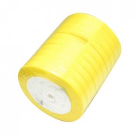 Satin Ribbon gelb 6mm - 23mtr - #80404