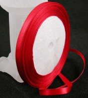 Satin Ribbon Rot 6mm - 23mtr - #80407