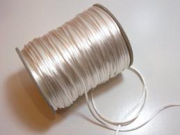 Satinkordel Elfenbein 2mm - pro 5 meter - #15764