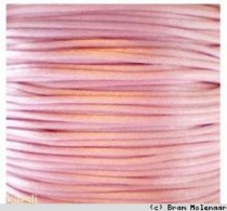 Satinkordel hellrosa 2mm - pro 5 meter - #15763