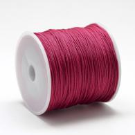 Satinschnur bordeaux 1mm - Pro 10 Meter - #20724