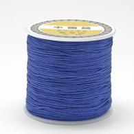Satinschnur dunkelblau 1mm - Pro 10 Meter - #76251
