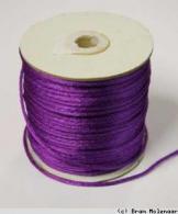 Satinschnur lila - pro 10 Meter - #15246