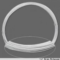 Silberfarbiger Wire &amp; Wire Draht 0,6 mm - 7 Meter - #350