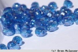 Sommer-Facet 4mm Capri blau Luster - #12916