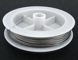 Stahldraht Silber 0.8mm - pro 10m - #17145