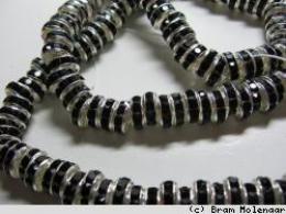 Strass Schwartz 8mm Rondell - 10 stuck - #492915