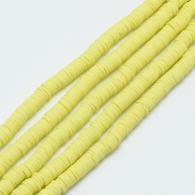 Ton Perlen gelb 380stuck - 6mm - #189977
