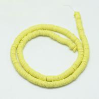 Ton Perlen gelb 380stuck - 6mm - #189977