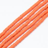Ton Perlen orange 380stuck - 6mm - #189979