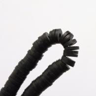 Ton Perlen schwarz 380stuck - 5mm - #189975