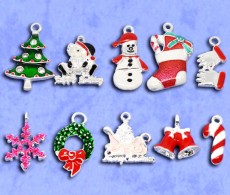 Weihnachts 19x8mm-27x16mm - pro 10 stuck - #81764