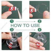 WineCharm set - Kerst - #441169
