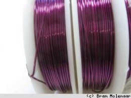 Wire Wire Draht 0.6mm lila - 9 Meter - #354